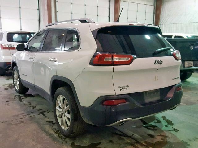 1C4PJMDS5EW216641 - 2014 JEEP CHEROKEE L WHITE photo 3