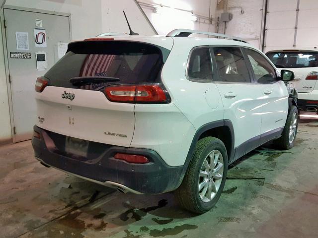 1C4PJMDS5EW216641 - 2014 JEEP CHEROKEE L WHITE photo 4