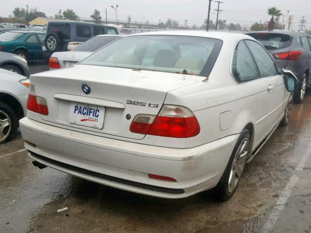 WBABN33432PG57167 - 2002 BMW 325 CI WHITE photo 4