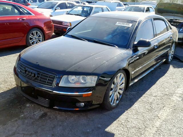 WAUML44E74N003702 - 2004 AUDI A8 L QUATT BLACK photo 2