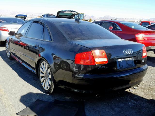 WAUML44E74N003702 - 2004 AUDI A8 L QUATT BLACK photo 3