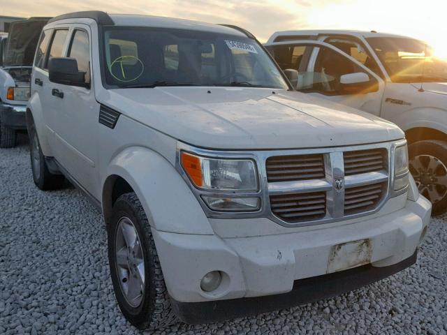 1D8GT58KX8W219163 - 2008 DODGE NITRO SLT WHITE photo 1