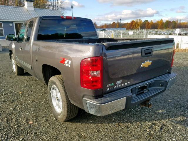 1GCSKSE39AZ114285 - 2010 CHEVROLET SILVERADO GRAY photo 3