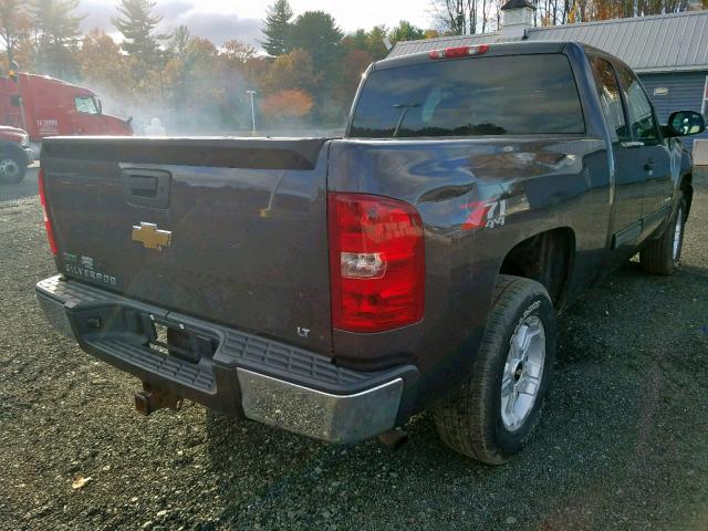 1GCSKSE39AZ114285 - 2010 CHEVROLET SILVERADO GRAY photo 4