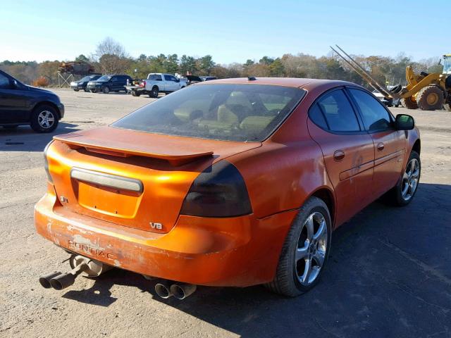 2G2WC58C971181244 - 2007 PONTIAC GRAND PRIX ORANGE photo 4