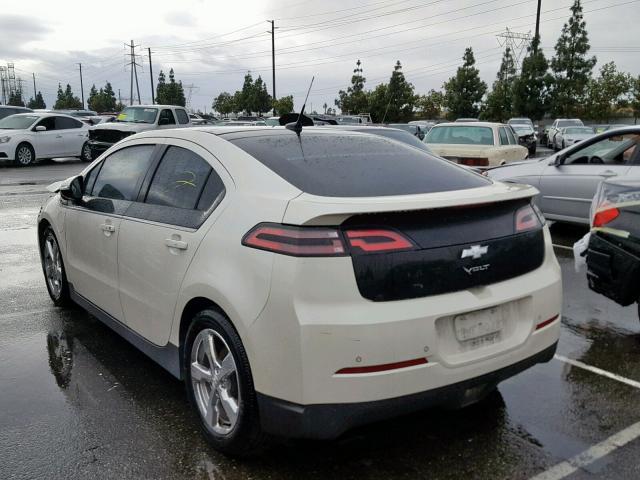 1G1RH6E42CU124632 - 2012 CHEVROLET VOLT WHITE photo 3