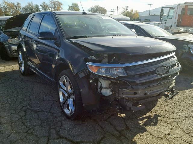 2FMDK3AK2DBA59144 - 2013 FORD EDGE SPORT BLACK photo 1