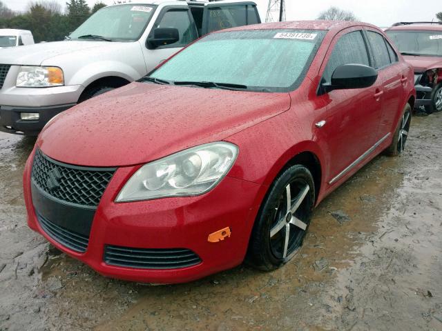 JS2RE9A3XC6101401 - 2012 SUZUKI KIZASHI SE RED photo 2