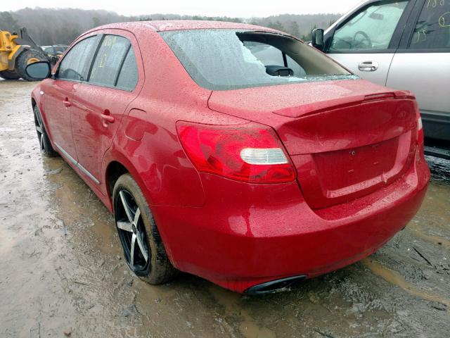 JS2RE9A3XC6101401 - 2012 SUZUKI KIZASHI SE RED photo 3