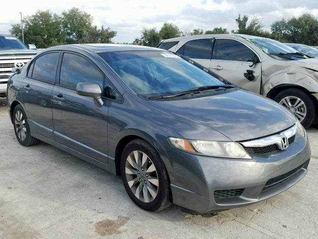 2HGFA16969H357177 - 2009 HONDA CIVIC EXL GRAY photo 1