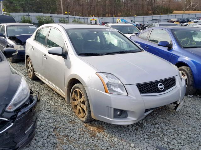 3N1AB6AP8CL766761 - 2012 NISSAN SENTRA 2.0 SILVER photo 1