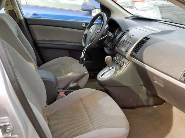 3N1AB6AP8CL766761 - 2012 NISSAN SENTRA 2.0 SILVER photo 5