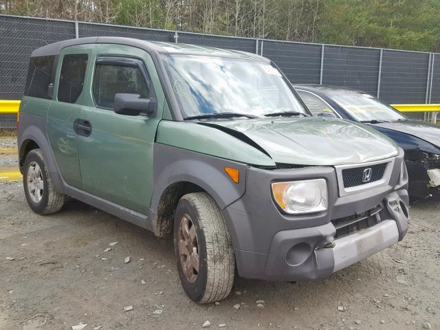 5J6YH28524L010695 - 2004 HONDA ELEMENT EX GREEN photo 1