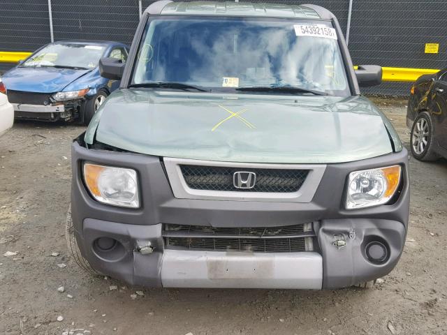 5J6YH28524L010695 - 2004 HONDA ELEMENT EX GREEN photo 7