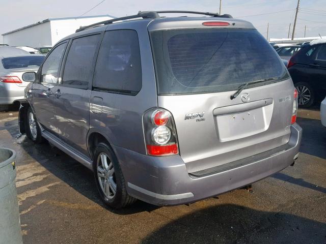 JM3LW28A840510078 - 2004 MAZDA MPV WAGON GRAY photo 3