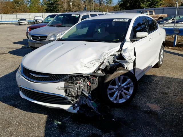 1C3CCCAB4GN126353 - 2016 CHRYSLER 200 LIMITE WHITE photo 2