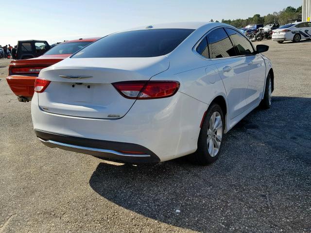 1C3CCCAB4GN126353 - 2016 CHRYSLER 200 LIMITE WHITE photo 4