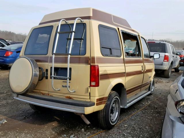 1GBDM15Z2HB210638 - 1987 CHEVROLET ASTRO BEIGE photo 4