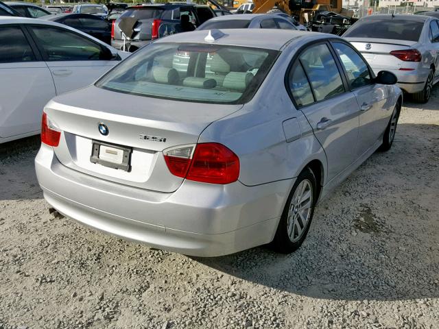 WBAVB17596NK33326 - 2006 BMW 325 I AUTO SILVER photo 4