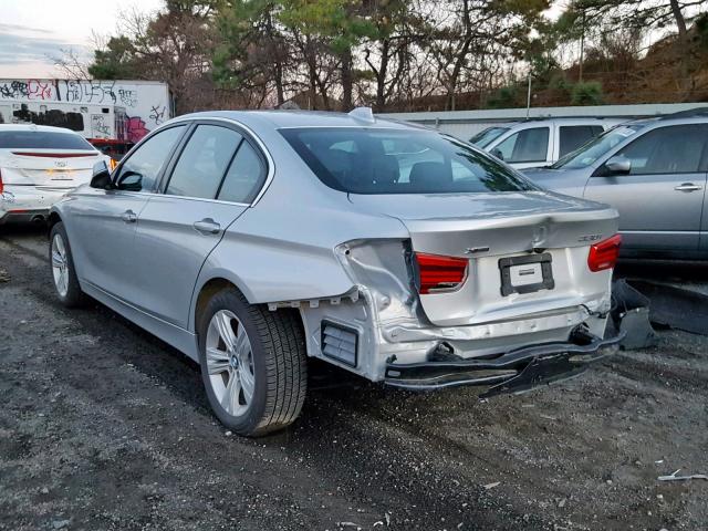 WBA8D9G5XJNU69028 - 2018 BMW 330 XI SILVER photo 3