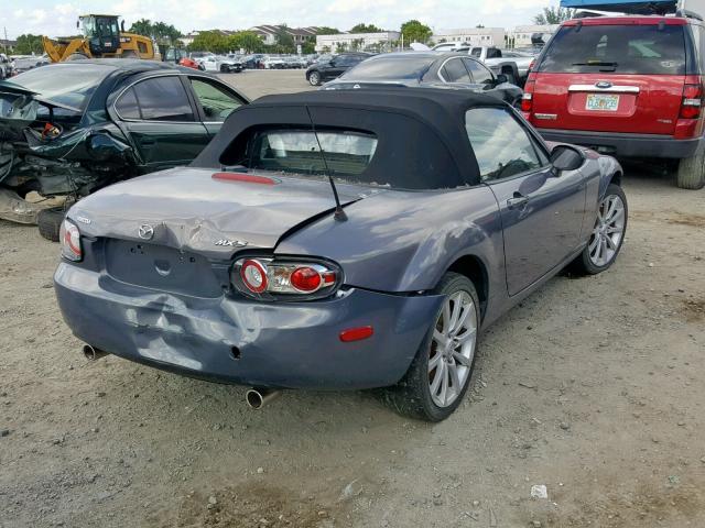 JM1NC25F660122277 - 2006 MAZDA MX-5 MIATA BLUE photo 6