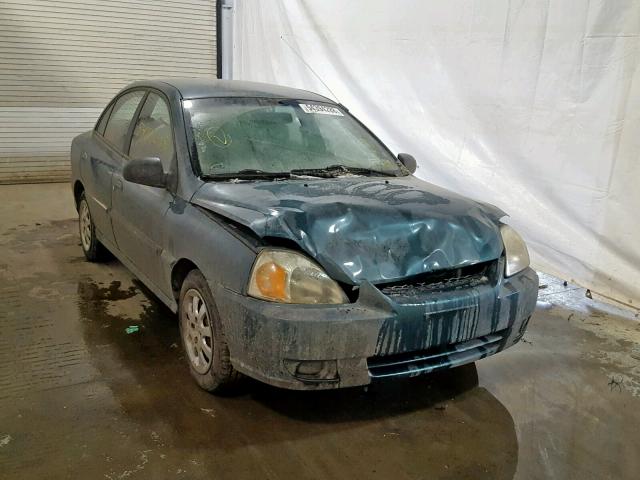 KNADC125656360964 - 2005 KIA RIO GREEN photo 1