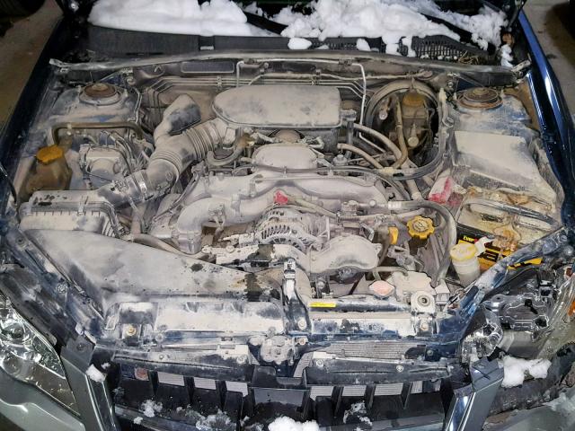 4S4BP60C087341284 - 2008 SUBARU OUTBACK BLUE photo 7