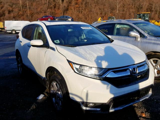 2HKRW2H84JH607714 - 2018 HONDA CR-V EXL WHITE photo 1