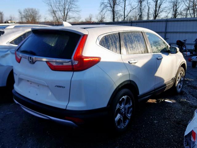 2HKRW2H84JH607714 - 2018 HONDA CR-V EXL WHITE photo 4