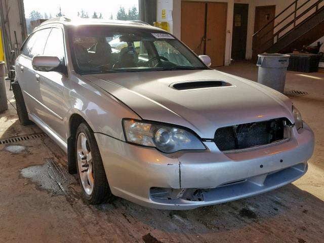 4S3BP676856311360 - 2005 SUBARU LEGACY GT SILVER photo 1