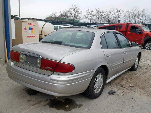 1G4HP52K144153796 - 2004 BUICK LESABRE CU SILVER photo 4