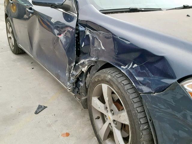 1G1ZC5E17BF267710 - 2011 CHEVROLET MALIBU 1LT BLUE photo 9