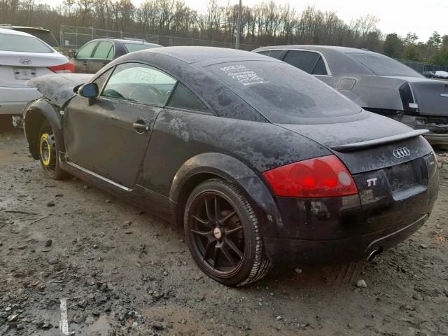 TRUWC28N621000455 - 2002 AUDI TT QUATTRO BLACK photo 3