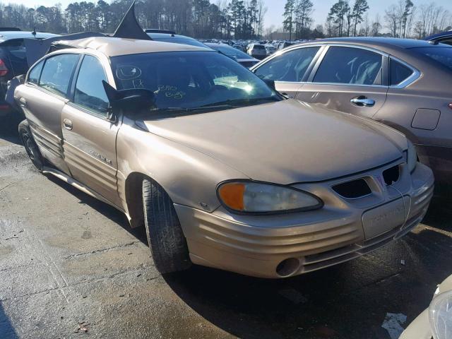 1G2NF52E51M640276 - 2001 PONTIAC GRAND AM S GOLD photo 1