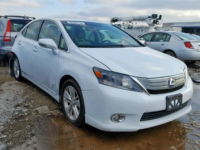 JTHBB1BA8A2008981 - 2010 LEXUS HS 250H WHITE photo 1