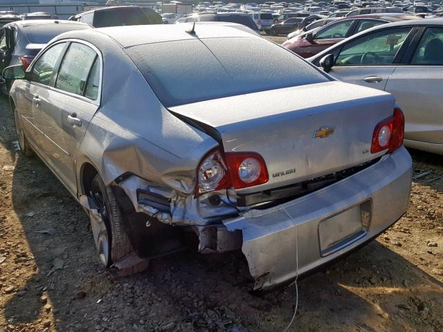 1G1ZG57BX9F138137 - 2009 CHEVROLET MALIBU LS 银色 照片 3