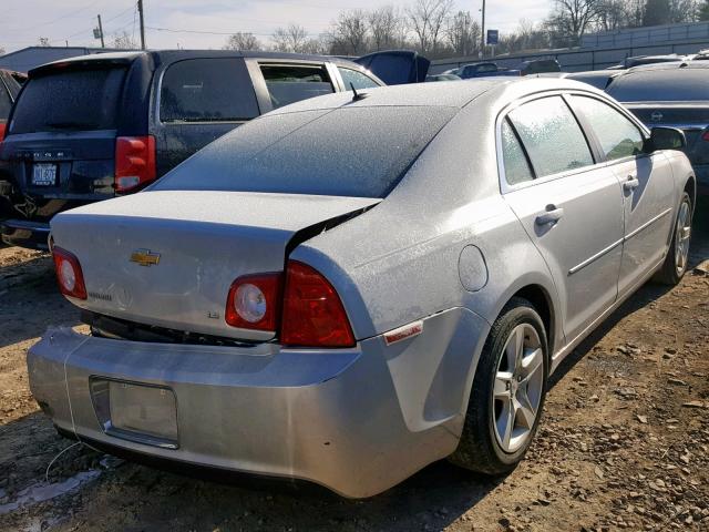 1G1ZG57BX9F138137 - 2009 CHEVROLET MALIBU LS 银色 照片 4
