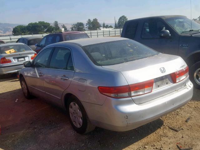 JHMCM56474C037185 - 2004 HONDA ACCORD LX SILVER photo 3