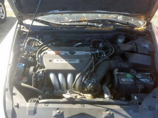 JHMCM56474C037185 - 2004 HONDA ACCORD LX SILVER photo 7