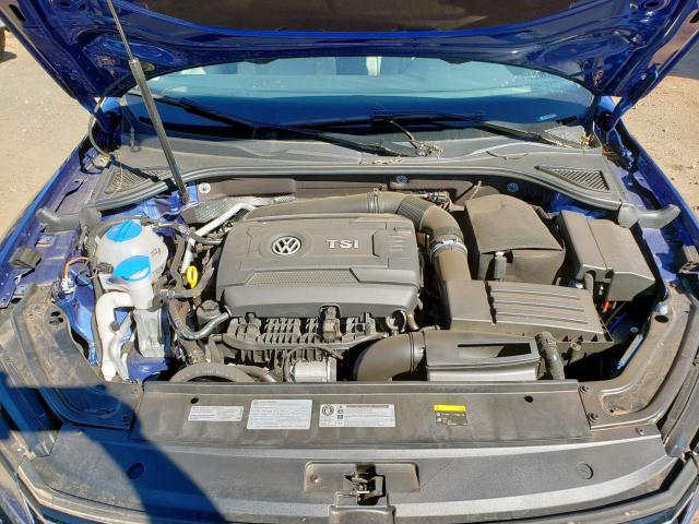 1VWAT7A35HC014397 - 2017 VOLKSWAGEN PASSAT S BLUE photo 7