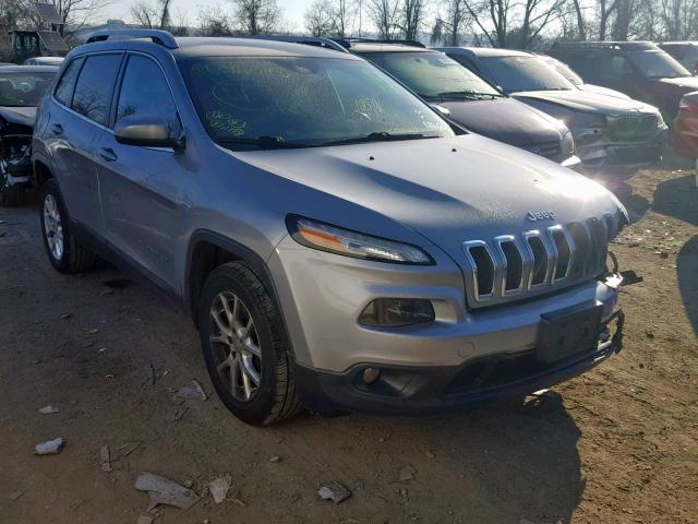 1C4PJLCB8EW126847 - 2014 JEEP CHEROKEE L GRAY photo 1