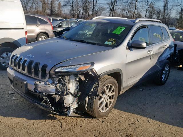 1C4PJLCB8EW126847 - 2014 JEEP CHEROKEE L GRAY photo 2