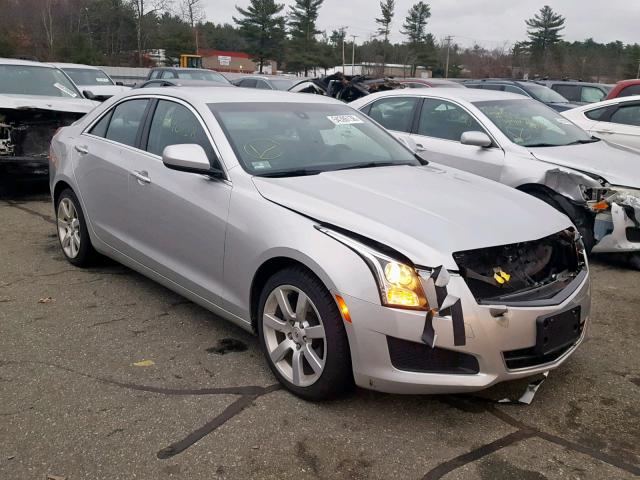 1G6AA5RA7E0100584 - 2014 CADILLAC ATS SILVER photo 1