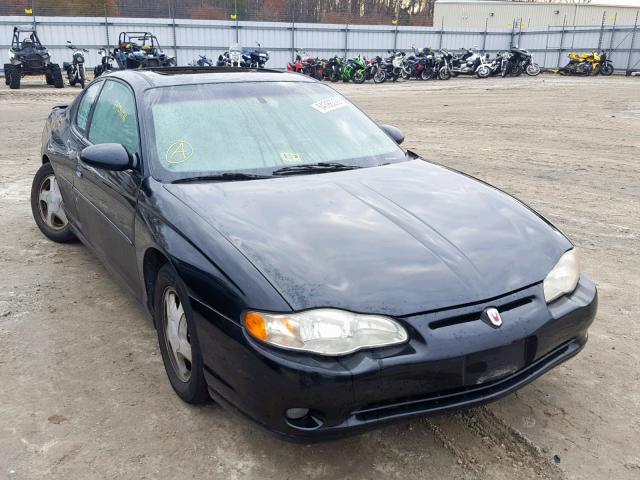 2G1WX12K039327138 - 2003 CHEVROLET MONTE CARL BLACK photo 1