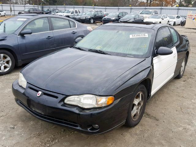 2G1WX12K039327138 - 2003 CHEVROLET MONTE CARL BLACK photo 2