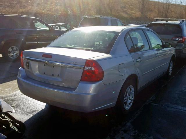 1G1ZS58F07F112983 - 2007 CHEVROLET MALIBU LS SILVER photo 4