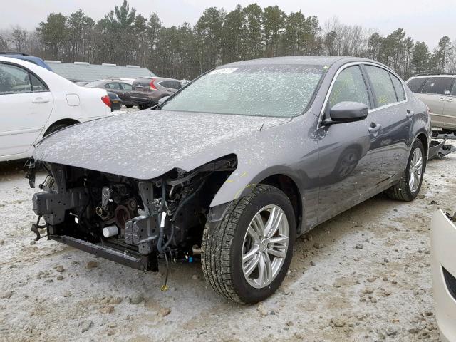 JN1CV6AR4BM405016 - 2011 INFINITI G37 GRAY photo 2