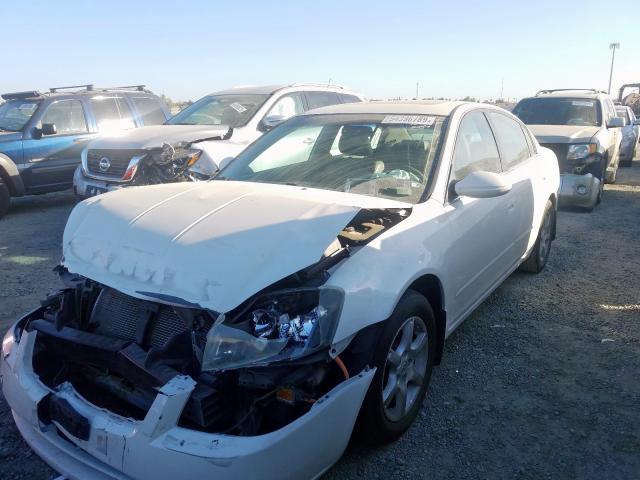 1N4BL11D16N454542 - 2006 NISSAN ALTIMA SE WHITE photo 2