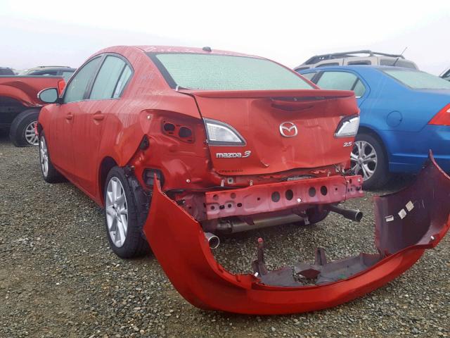 JM1BL1W9XC1698790 - 2012 MAZDA 3 S RED photo 3