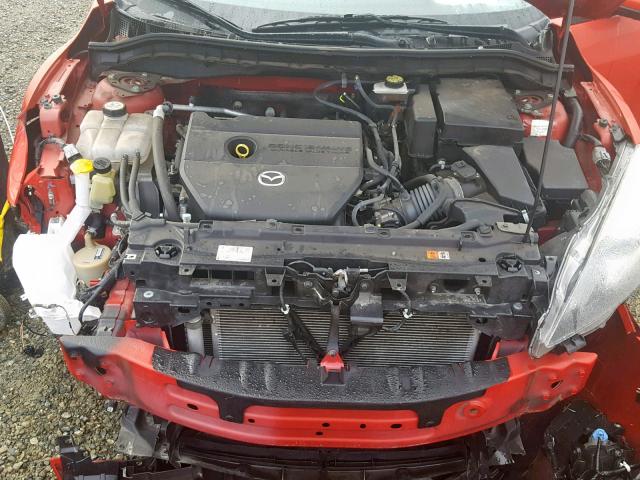 JM1BL1W9XC1698790 - 2012 MAZDA 3 S RED photo 7